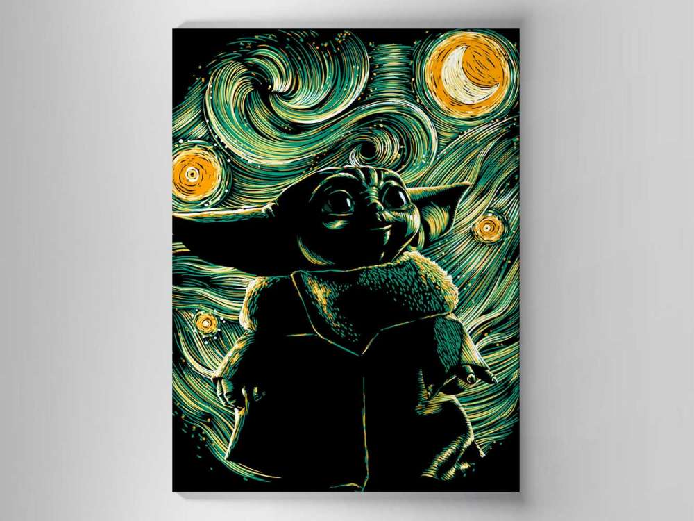 Tela "Baby Yoda"