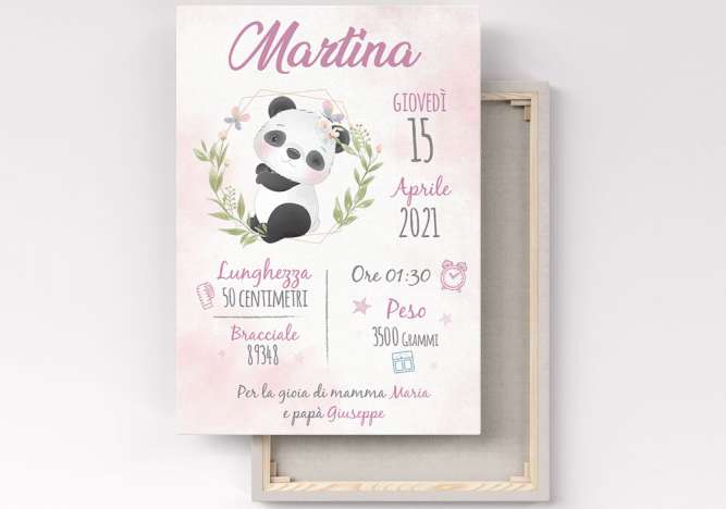 Tela Nascita "Panda"