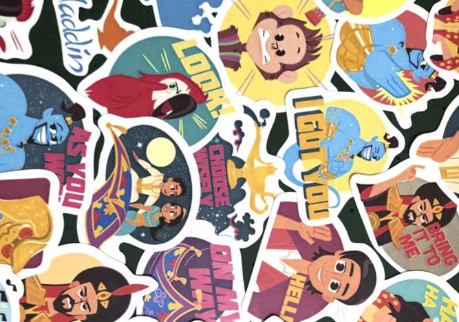 Stickers "Alladin"