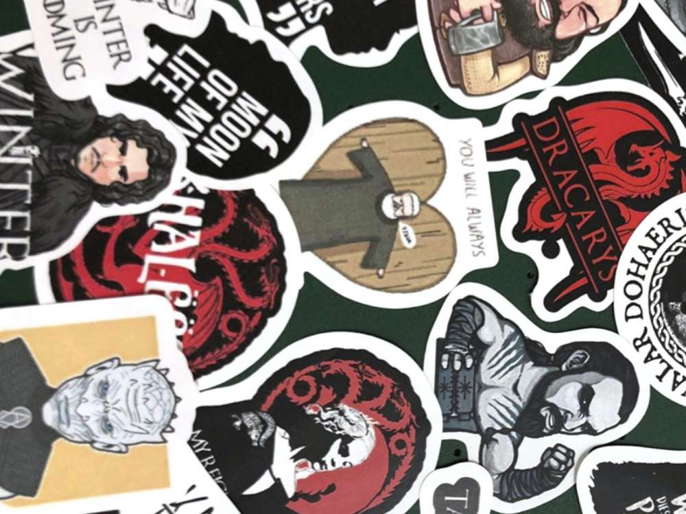 Stickers "Trono di spade"