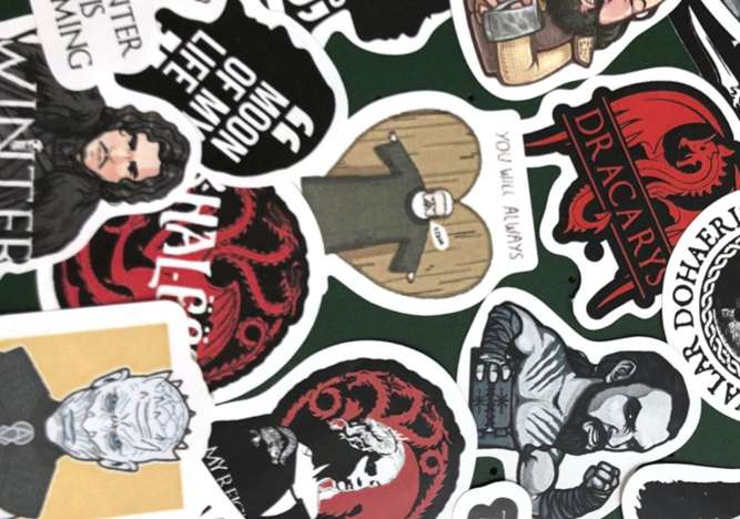 Stickers "Trono di spade"