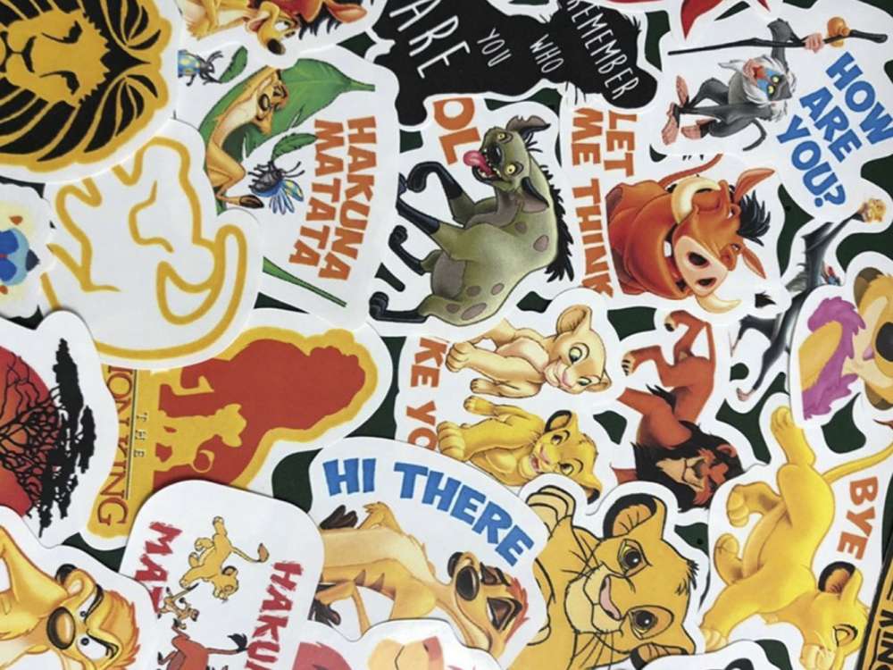 Stickers "Re Leone"