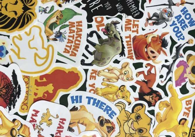 Stickers "Re Leone"