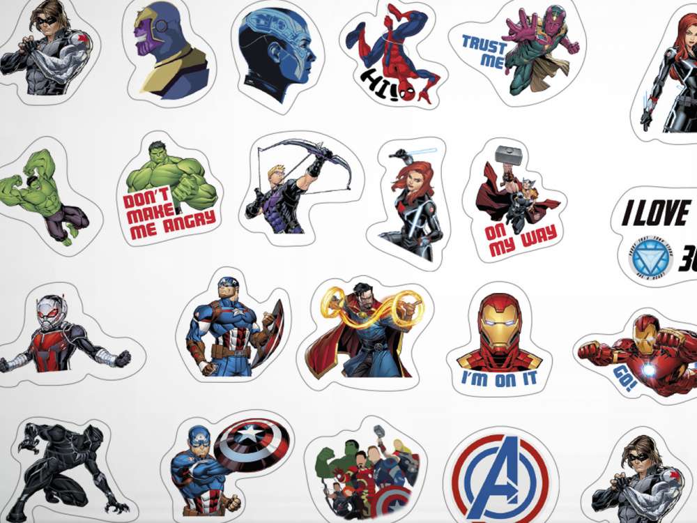 Stickers "Marvel"