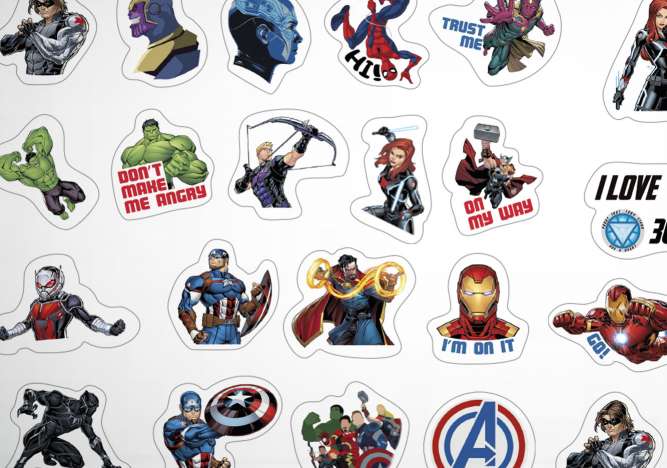 Stickers "Marvel"