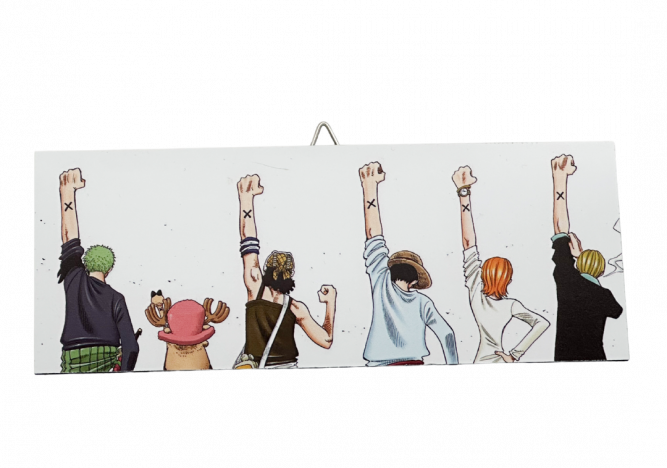 Quadretto in Dibond - One Piece (Ciurma di Cappello di Paglia)