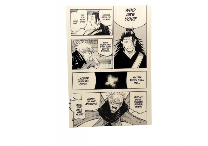Targa in Legno - Jujutsu Kaisen