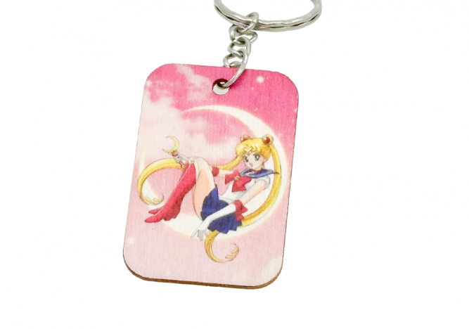 Portachiavi In Legno - Sailor Moon