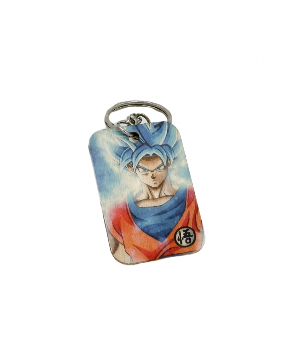 Portachiavi in Legno - Goku Super Saiyan Blue