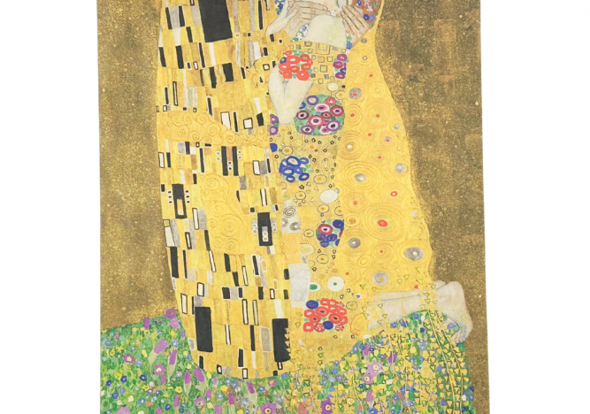 Tela "Il Bacio" di Gustav Klimt