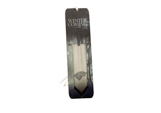 Segnalibro in Legno - Winter is Coming