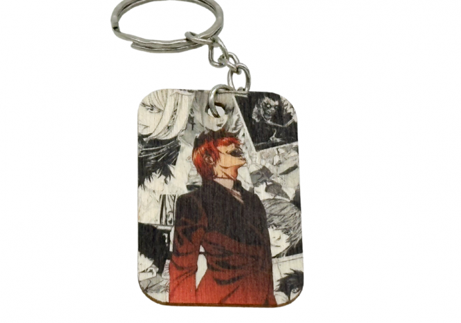 Portachiavi in Legno - Light Yagami