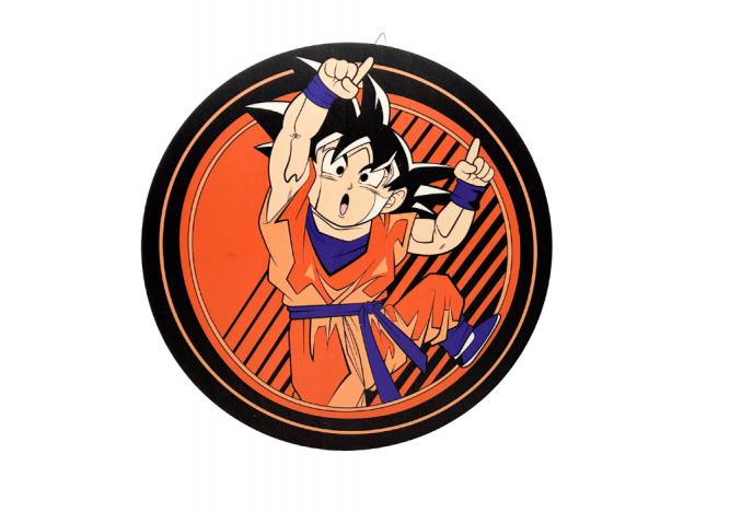 Quadro Circolare in Legno - Dragon Ball