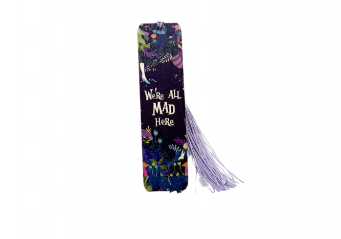 Segnalibro in Legno - Alice in Wonderland