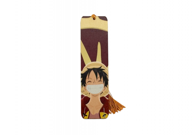 Segnalibro in Legno - Monkey D. Luffy