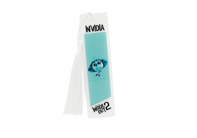 Segnalibro in Plexiglass - Inside Out 2 (Invidia)